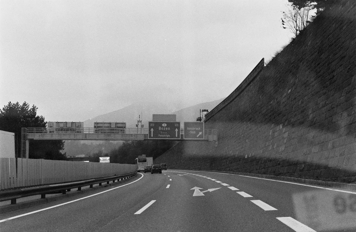 Scenic Italian road trip