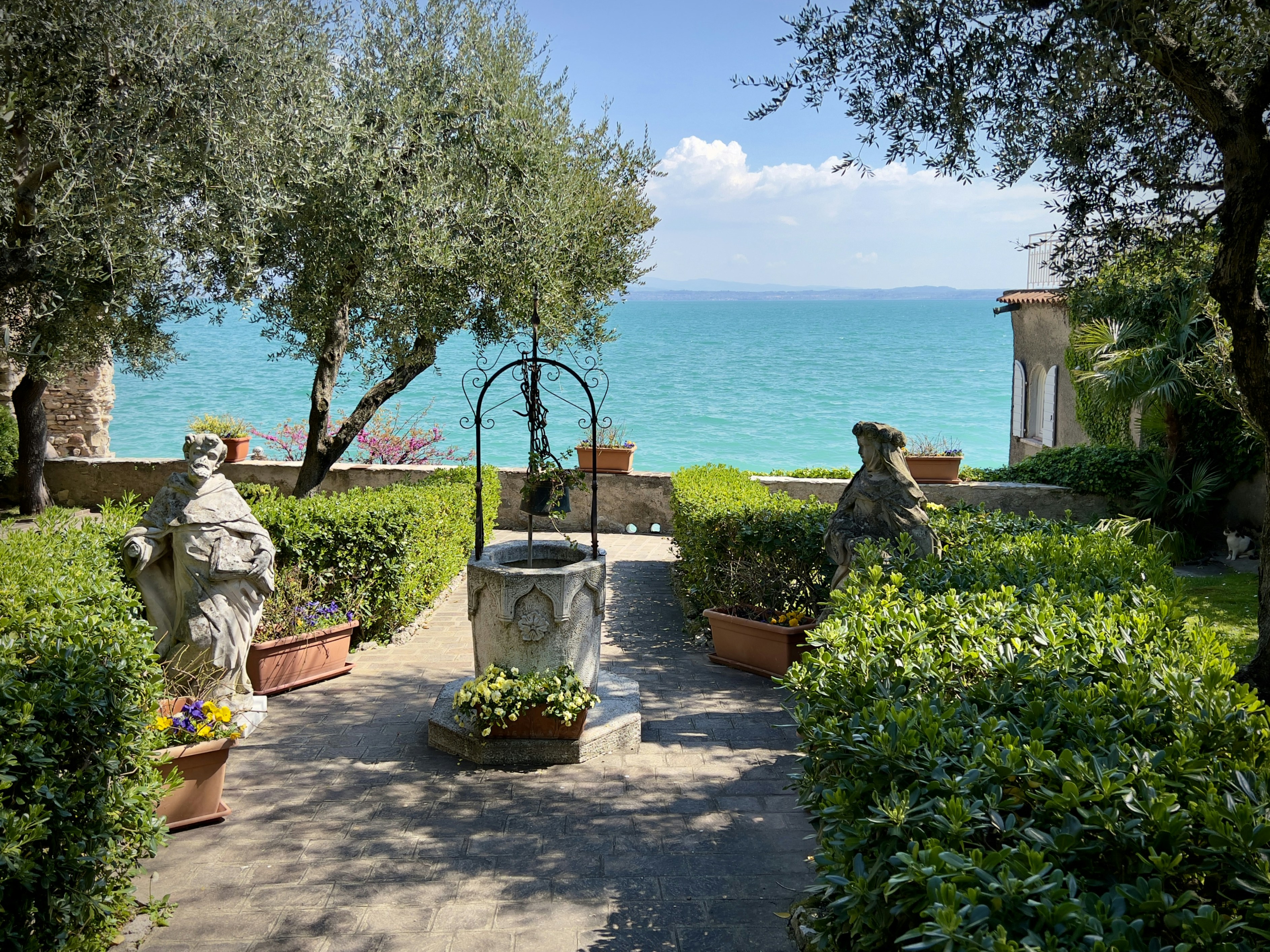 Lake Garda terrace view